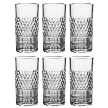 Imagem de Jogo de 6 Copos Alto Esplanada de Cristal Ecológico 350ml - L'Hermitag