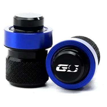 Imagem de Válvula de pneu para motocicleta com suporte lateral CNC para ampliador compatível com F850GS F750GS F 750 850 GS Adventure 2018-2021 2022 (válvula de pneu azul)