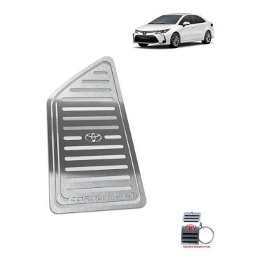Imagem de Descanso De Pé Aço Inox Toyota Corolla Gli 2020 Prata