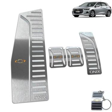 Imagem de Descanso + Pedaleira Manual Chevrolet Onix 2020 Prata