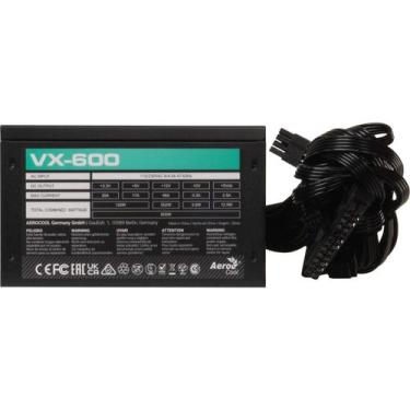 Imagem de Fonte Gamer ATX Aerocool Stealth VX-600 600W Bivolt