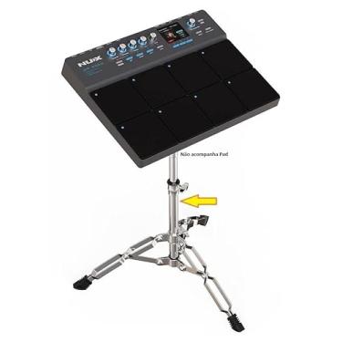 Imagem de Suporte de Pad Eletrônico NUX DPS1NUX pedestal para Pad NUX DP2000 e os que têm suporte inferior com tubo