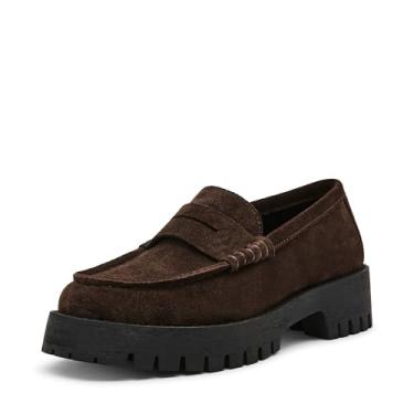 Imagem de Steve Madden Mocassim feminino Langsten, Camurça marrom, 41