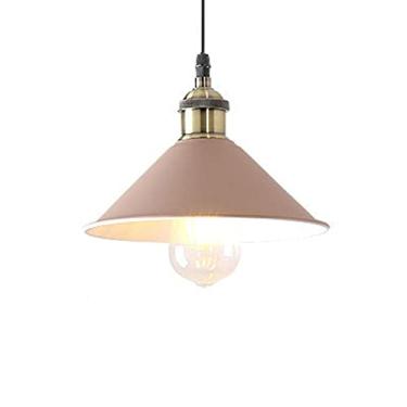 Imagem de CHENKUI Luminária pendente vintage industrial Macaron Abajur metal atmosfera luz de teto, base E26/E27 luminária de teto ajustável rústica para ilha de cozinha, restaurante, bar