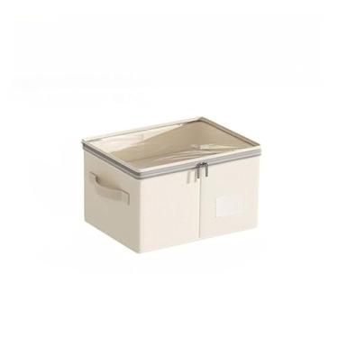 Imagem de Caixa Organizadora Dobrável Grande com Tampa – Armazenamento para Quarto, Sala e Closet(3pcs,24L)