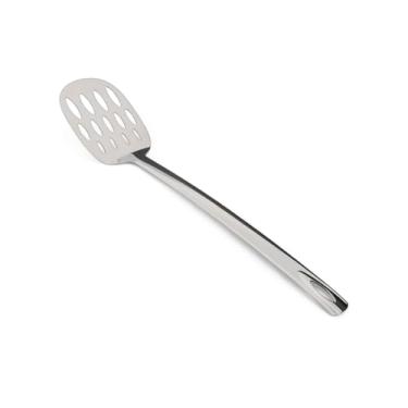 Imagem de Espátula Vazada em Aço Inox, 30cm de Comprimento, Ideal para Grelhados e Frituras