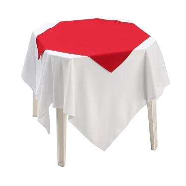 Imagem de Kit 10 Toalha Cobre Mancha Medidas 75x75 Mesa Posta Festas Restaurante