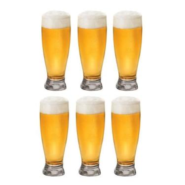 Imagem de Conjunto 6 Copos Tulipa Chopp Cerveja Vidro Bar 325ml - CLASS HOME