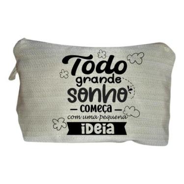 Imagem de Necessaire Personalizada Motivacional Presente Criativo - LARANJA E MI