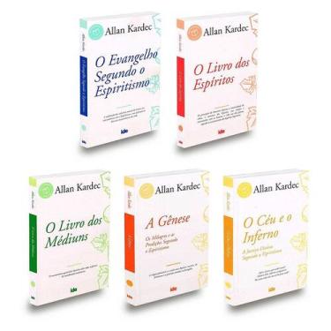 Imagem de Combo Obras Básicas - 5 Livros de Allan Kardec - 14x21 cm - Ide Editor