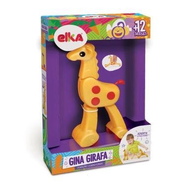 Imagem de Brinquedo Educativo Infantil Gina Girafa - Elka