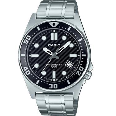 Imagem de Relógio Casio Masculino Ref: Mtd-135d-1avdf Esportivo Prateado