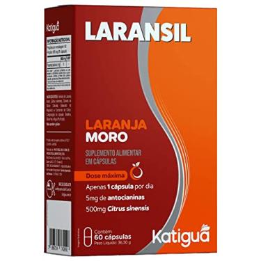 Imagem de Katiguá, Laransil Caps, Laranja Moro em pó, Antocianinas e Citrus sinensis, Sem sabor, Vegan products, 60 Cápsulas rígidas • 60 doses, Laranja