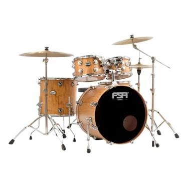 Imagem de Bateria Acústica Standard 22 Mahogany Grain Wood FDS-3222 – Madeira Mahogany, Peles Remo, Som Encorpado e Visual Premium