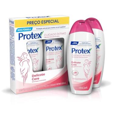 Imagem de Sabonete Íntimo Líquido Protex Cuidado Íntimo Delicate Care 200ml Embalagem Promocional 2un
