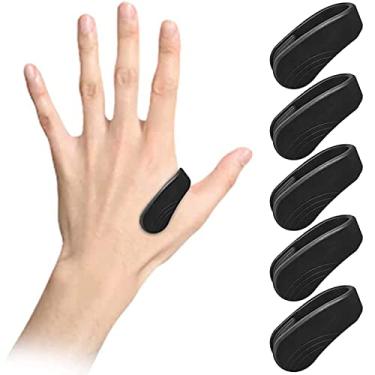 Imagem de RWWPJLLWHR 5 peças clipe de acupressão silicone para alívio de enxaqueca portátil leve clipe de massagem para dor de cabeça dispositivo de acupressão para tensão natural alívio de estresse