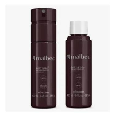Imagem de Combo Malbec Body Spray Desodorante 100ml + Refil 100ml