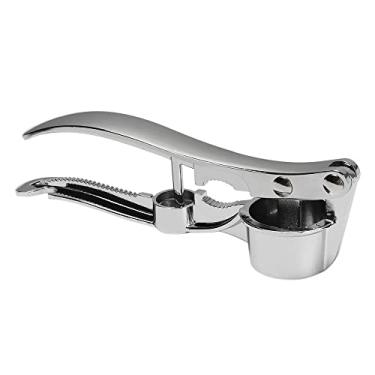 Imagem de Espremedor de alho portátil, triturador manual, saca-rolhas de liga de alumínio, prensa de alho (G)