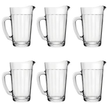 Imagem de Jarra De Mesa Copo Americano De Vidro 750Ml 6 Unidades Nadir