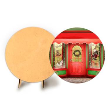 Imagem de Painel C Elastico Sublimado 50cm Natal + Suporte MDF (NAT062)