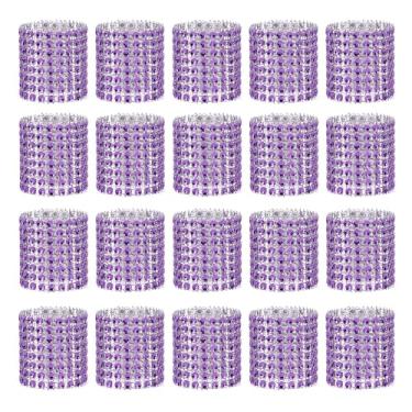 Imagem de Pacote com 20 anéis de guardanapo de ouro, porta-guardanapos de liga metálica para recepção de casamento, jantar de Natal, decorações de mesa de férias, clipes decorativos de fivelas de guardanapo