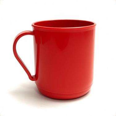 Imagem de Kit 4 Canecas Plásticas 400ML Material Premium Merenda Escolar Creche 