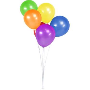 Imagem de Suporte para Balão KIT Arranjo de Chão 60CM com 6 Hastes - KLF Festas