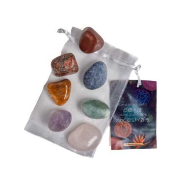 Imagem de Kit de Pedras Roladas dos 7 Chakras - Empório Muritiba