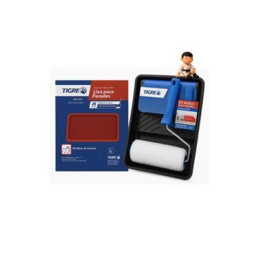 Imagem de Kit tigre paredes 3 peças + 10 lixas massa grão 180 - 000260