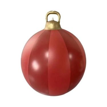 Imagem de Bola Inflável de Natal Gigante (60cm) - Decoração para Árvore de Natal