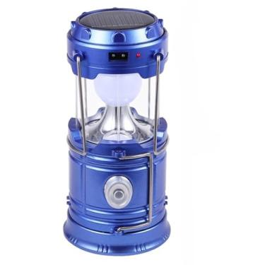 Imagem de Lâmpada Solar, Lampião Luminária Carregador Solar Camping Usb Led Lanterna, Itens Essenciais para Acampar(cor)