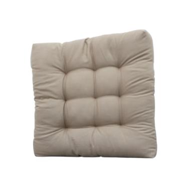 Imagem de Almofada para Cadeira Assento Futton Poltrona 60x60cm Decorativa(BEGE)