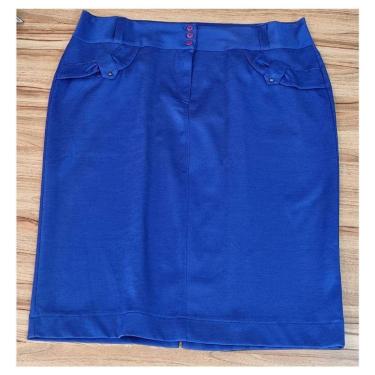 Imagem de Saia Feminina Morena Luz Azul Bic Plus Size-Feminino