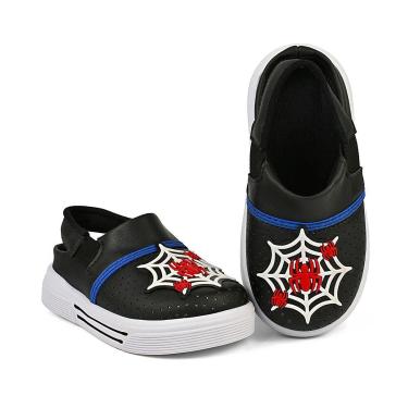 Imagem de Babuche Esportivo Infantil Aranha para Menino Sandália Leve e Confortável Mz Shoes-Masculino