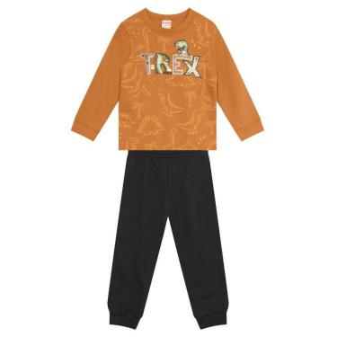 Imagem de Conjunto infantil menino de dinossauro Brandili-Masculino