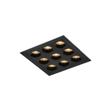 Imagem de Spot De Embutir Nordecor Powerus Led 18w Bivolt Preto 3000k Luz Amarela