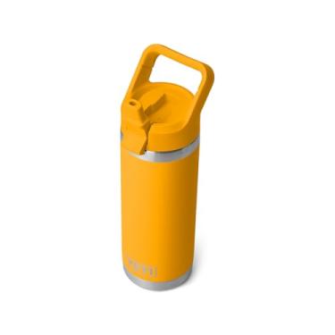 Imagem de YETI Garrafa Rambler de 530 ml, isolada a vácuo, aço inoxidável com tampa de canudo, apicultor