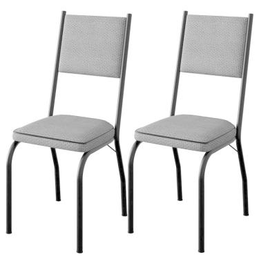 Imagem de Kit 2 Cadeiras Tubular Europa 258 Pt