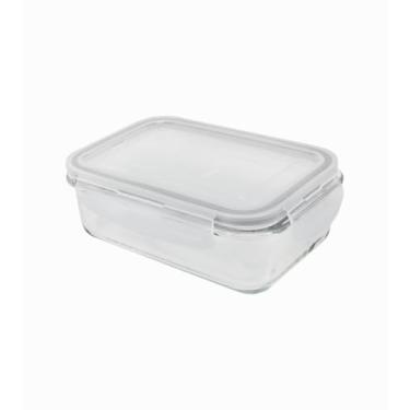 Imagem de Oikos - Pote de Vidro 570ml Hermético com Trava Retangular