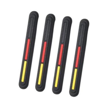Imagem de Protetor De Borda De Porta De Carro 4PCS, Faixa Anticolisão, Protetor 