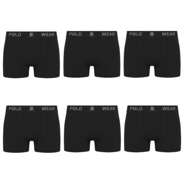 Imagem de Kit 6 Cuecas Boxer Polo Wear Masculina