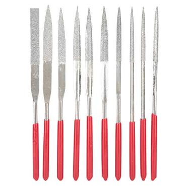 Imagem de Kit de arquivo de jóias profissional 10 pçs 160mm mini rasp escultura em madeira metal arquivo mão conjunto para diy jóias fazendo processamento
