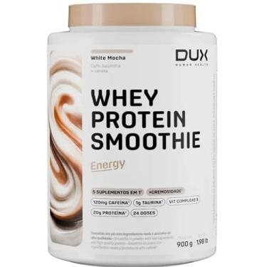 Imagem de Whey Protein Smoothie Energy Concentrado Pote de 900g Sabor White Mocha-Dux Human Health-Dux Nutrition