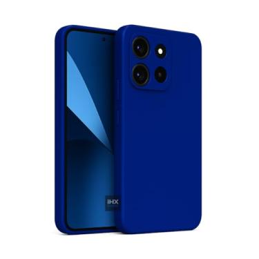 Imagem de Capa Capinha Case Compatível Motorola Moto G56 Silicone Aveludada Anti Impacto Reforçada Emborrachado Com Proteção De Câmera Premium (AZUL ROYAL)