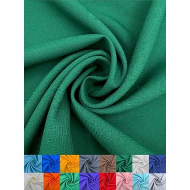 Imagem de EOVEA - Tecido de popelina de poliéster por jarda – 100% poliéster, 152 cm de largura, material versátil durável para vestuário, decoração de casa, artesanato, toalhas de mesa, cortinas, costura