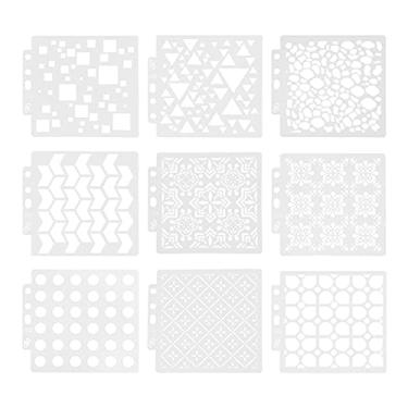 Imagem de Molde de pintura de modelo de estêncil Ferramenta de desenho DIY Modelos de arte oca reutilizáveis ​​para caderno, diário, projetos de scrapbook, material para animais de
