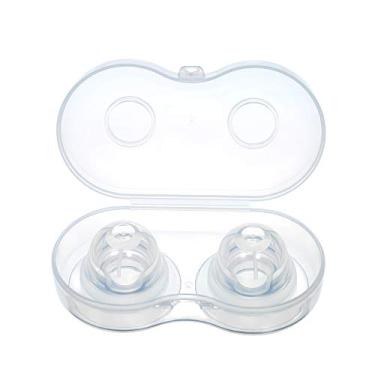 Imagem de Generic 1 par de Otários Corretores de Mamilo Invertidos de Silicone Com Estojo de Viagem, Otários Corretores de Silicone Sem Bpa para Mamilos Invertidos Planos, Tração Suave