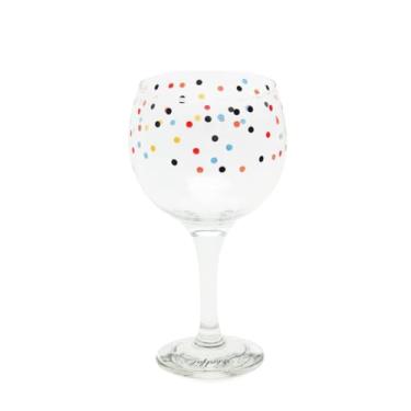 Imagem de Taça Gin Vidro Mini Dots 655ml Decorada