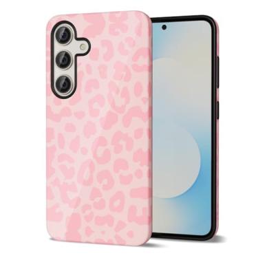 Imagem de Svanove Capa de telefone com estampa de chita para Samsung Galaxy S25 FE feminina, linda capa de leopardo para mulheres, design de estampa animal retrô legal de luxo na moda, padrão estético Y2k, capa