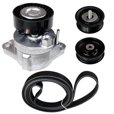 Imagem de 2722000270 Kit de montagem de polia tensora de correia serpentina adequado para Mercedes-Benz ML350 GL450 G550 SLK300 C280 GLK350 E350 CL550 S550#2722021414141 9 272 2021019 6pk2404